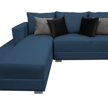 Sala Corbel - Esquinera en "U" Azul Marino, 200x315x255 cm, 4 salas en 1, El Bazar Store