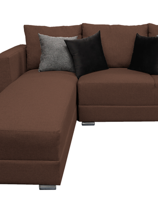 Sala Corbel - Esquinera en "U" Chocolate, 200x315x255 cm, 4 salas en 1, El Bazar Store