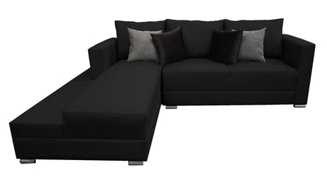 Sala Esquinera El Bazar Store Aston 260x200 cm Negro lino nacional