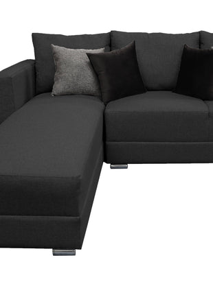 Sala Esquinera El Bazar Store Aston 260x200 cm - Gris Oxford, lino nacional