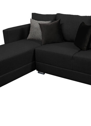 Sala Esquinera El Bazar Store Aston 260x200 cm Negro lino nacional