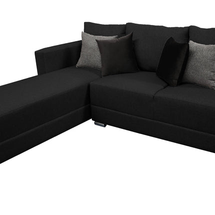 Sala Esquinera El Bazar Store Aston 260x200 cm Negro lino nacional