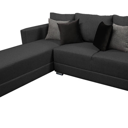 Sala Esquinera El Bazar Store Aston 260x200 cm - Gris Oxford, lino nacional