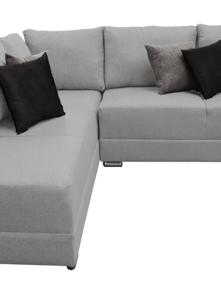 Sala esquinera Bazar Store Tempo Gris plata 215 x 255 cm  Lino nacional