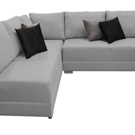 Sala esquinera Bazar Store Tempo Gris plata 215 x 255 cm  Lino nacional
