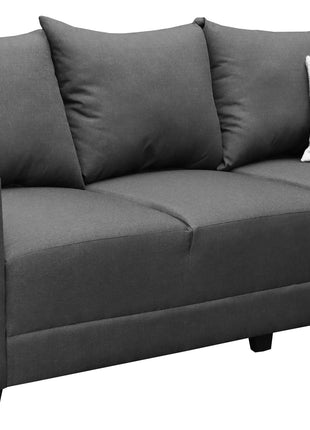 Sofa El Bazar Store Atlanta Lino Gris Oxford 3 plazas Modular Moderno