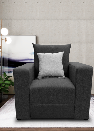 Sala Modular 3-2-1 El Bazar Store Miami Gris Oxford, Sofa, Love seat y sillon