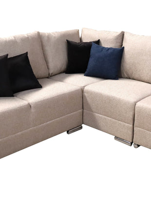 Sala Esquinera El Bazar Store Frigg 230x150 cm, Tela Lino nacional, Modular