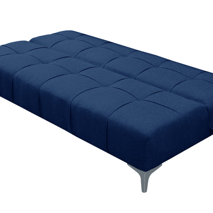 Sofá Cama Reclinable New York Lino Azul Marino Futon 3 Posiciones, El Bazar Store