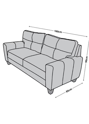 Sala Modular 3-2-1 El Bazar Store Sidney, Sofa, Love seat y sillon
