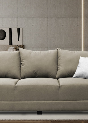 Sala Modular 3-2-1 El Bazar Store Atlanta Lino Beige Sofa Love seat sillón