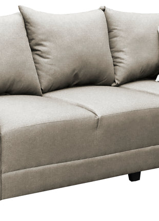 Sala Modular 3-2-1 El Bazar Store Atlanta Lino Beige Sofa Love seat sillón