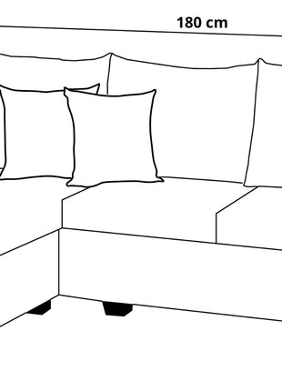 Sala Esquinera El Bazar Store Bergen 180x140 cm Lado derecho e Izquierdo Lino nacional
