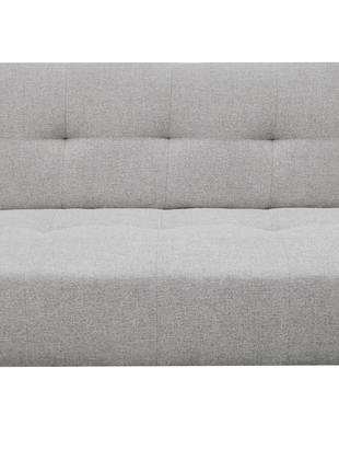 Sofá Cama Reclinable Vegas Lino Plata Futon 3 Posiciones, El Bazar Store