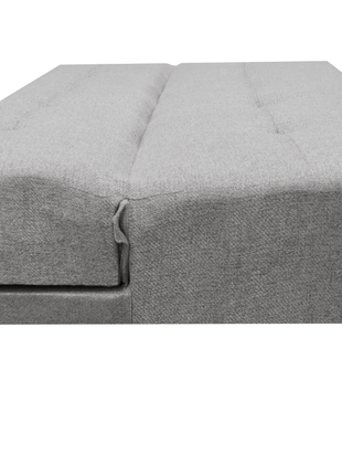 Sofá Cama Reclinable Vegas Lino Plata Futon 3 Posiciones, El Bazar Store