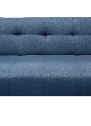 Sofá Cama Reclinable El Bazar Store Vegas Lino Azul Marino Futon 3 Posiciones