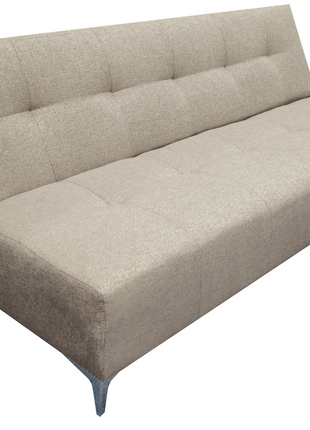 Sofá Cama Reclinable Vegas Lino Beige Futon 3 Posiciones, El Bazar Store