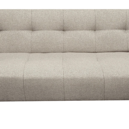 Sofá Cama Reclinable Vegas Lino Beige Futon 3 Posiciones, El Bazar Store