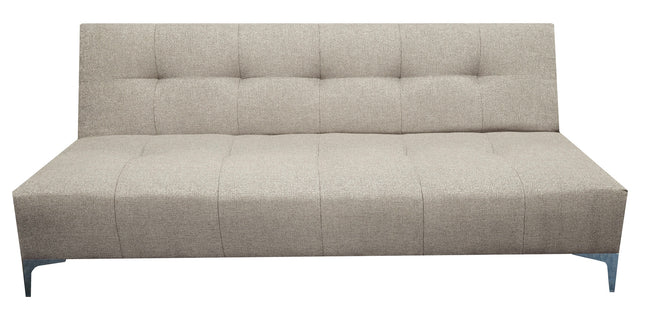 Sofá Cama Reclinable Vegas Lino Beige Futon 3 Posiciones, El Bazar Store