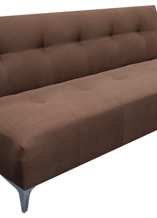 Sofá Cama Reclinable El Bazar Store Vegas Lino Chocolate Futon 3 Posiciones