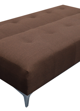 Sofá Cama Reclinable El Bazar Store Vegas Lino Chocolate Futon 3 Posiciones