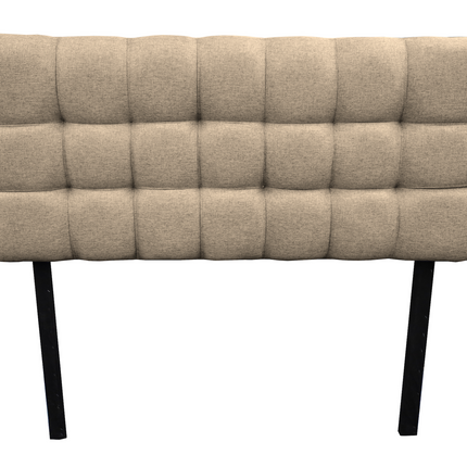 Cabecera El Bazar Store Linq King Size Beige, Ajuste de altura