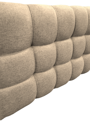 Cabecera El Bazar Store Linq Matrimonial Beige, Ajuste de altura