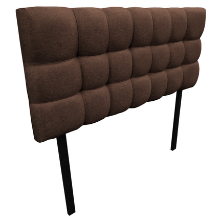 Cabecera El Bazar Store Linq King Size Chocolate, Ajuste de Altura