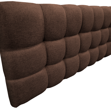 Cabecera El Bazar Store Linq King Size Chocolate, Ajuste de Altura