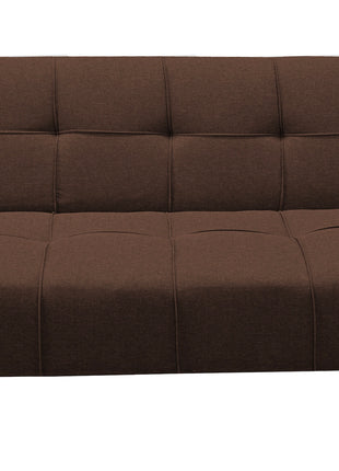 Sofá Cama Reclinable New York Lino Chocolate Futon 3 Posiciones, El Bazar Store