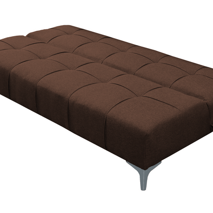 Sofá Cama Reclinable New York Lino Chocolate Futon 3 Posiciones, El Bazar Store