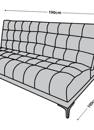 Sofa cama El Bazar Store Verso Matrimonial Futon 3 posiciones
