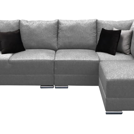 Sala Artemis - Esquinera Modular en "U" Plata, 230x300 cm, 4 salas en 1, El Bazar Store