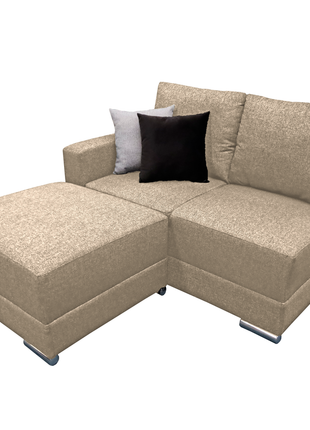 Sala Esquinera Modular El Bazar Store Artemis Beige 230x300 cm, Derecha ó Izquierda, Tela Lino nacional