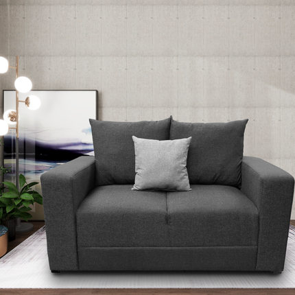 Sala Modular 3-2-1 El Bazar Store Miami Gris Oxford, Sofa, Love seat y sillon