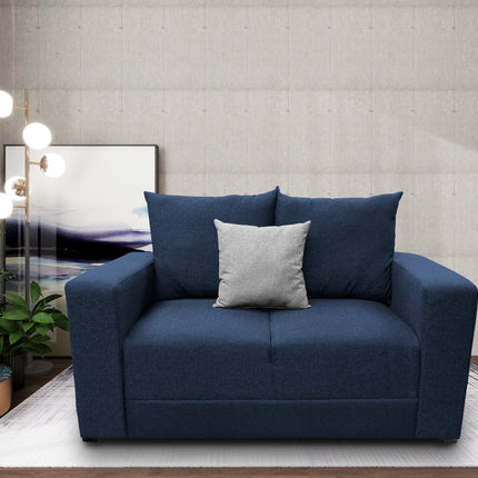 Sala Modular 3-2-1 El Bazar Store Miami Azul marino, Sofa, Love seat y sillon