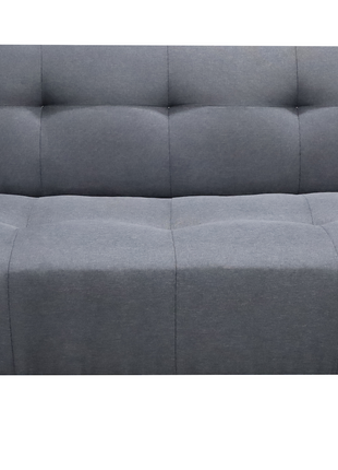 Sofá Cama Reclinable Vegas Lino Gris Oxford Futon 3 Posiciones, El Bazar Store