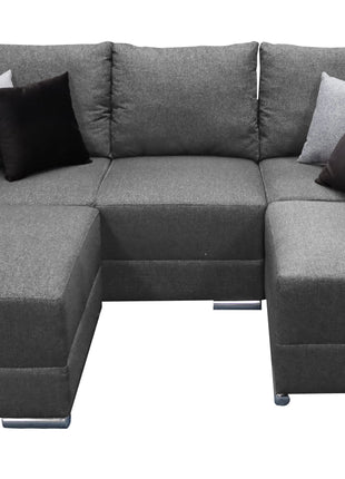 Sala Esquinera El Bazar Store Frigg 230x150 cm, Tela Lino nacional, Modular