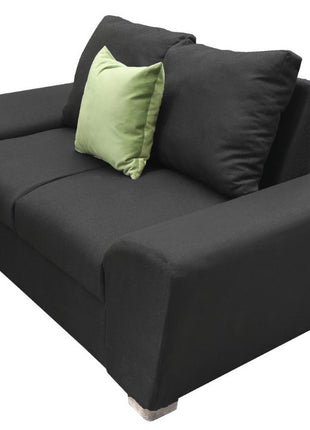 Love seat El Bazar Store Islandia Lino Gris oxford 2 plazas, Modular, Moderno, Sala