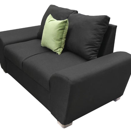 Love seat El Bazar Store Islandia Lino Gris oxford 2 plazas, Modular, Moderno, Sala