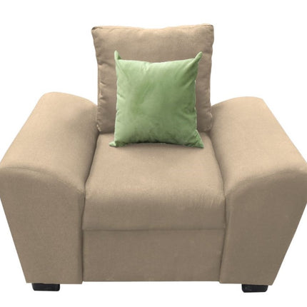 Sala Modular 3-2-1 El Bazar Store Islandia Beige, Sofa, Love seat y sillon