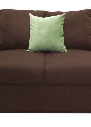Love seat El Bazar Store Islandia Lino Chocolate 2 plazas, Modular, Moderno, Sala