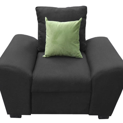 Sala Modular 3-2-1 El Bazar Store Islandia Gris Oxford, Sofa, Love seat y sillon