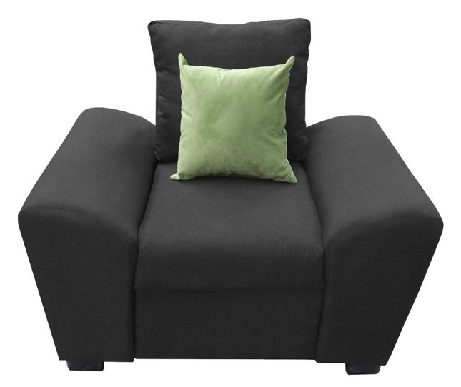 Sala Modular 3-2-1 El Bazar Store Islandia Gris Oxford, Sofa, Love seat y sillon