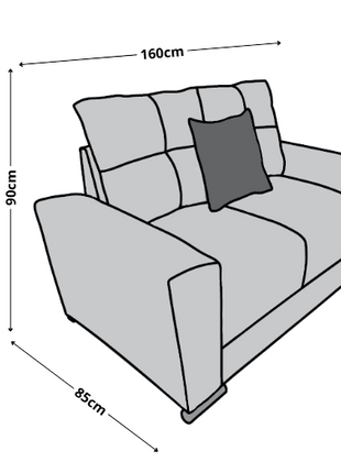 Sala Modular 3-2-1 El Bazar Store Suecia Beige, Sofa, Love seat y sillon