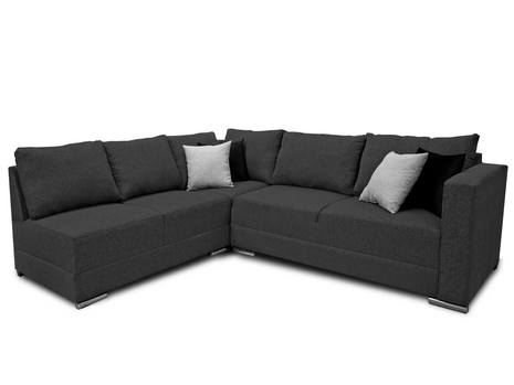 Sala esquinera El Bazar Store Tempo Gris Oxford 215 x 255 cm Lino nacional