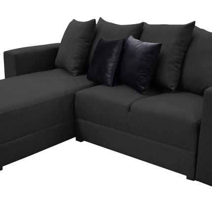Sala Esquinera El Bazar Store Lombar Lino Gris Oxford- 220x160 cm, Tela lino nacional