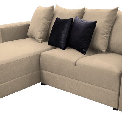 Sala Esquinera El Bazar Store Lombar Lino Beige- 220x160 cm, tela lino nacional
