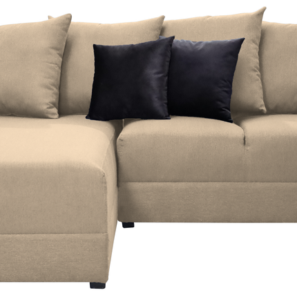 Sala Esquinera El Bazar Store Lombar Lino Beige- 220x160 cm, tela lino nacional