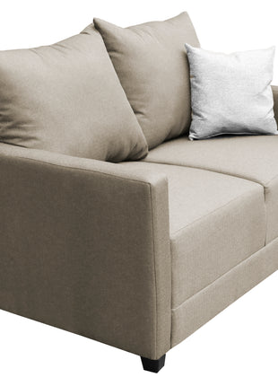 Sala Modular 3-2-1 El Bazar Store Atlanta Lino Beige Sofa Love seat sillón